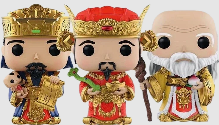 POP Asia: The Three Immortals Pop! Vinyl (Set of 3) – ASIA EXCLUSIVE LIMITED EDITION