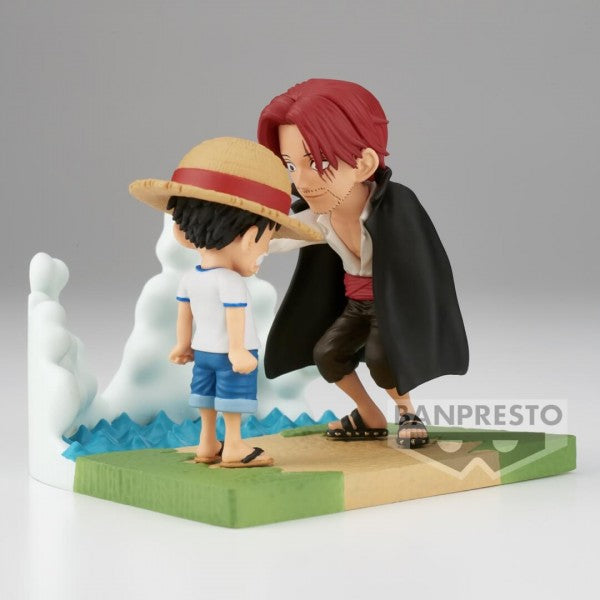 ONE PIECE - WORLD COLLECTABLE FIGURE LOG STORIES - MONKEY.D.LUFFY & SHANKS