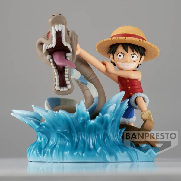 ONE PIECE - WORLD COLLECTABLE FIGURE LOG STORIES - MONKEY.D.LUFFY VS LOCAL SEA MONSTER