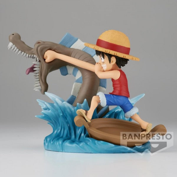 ONE PIECE - WORLD COLLECTABLE FIGURE LOG STORIES - MONKEY.D.LUFFY VS LOCAL SEA MONSTER