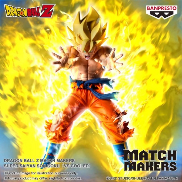 DRAGON BALL Z - MATCH MAKERS - SUPER SAIYAN SON GOKU (VS COOLER)