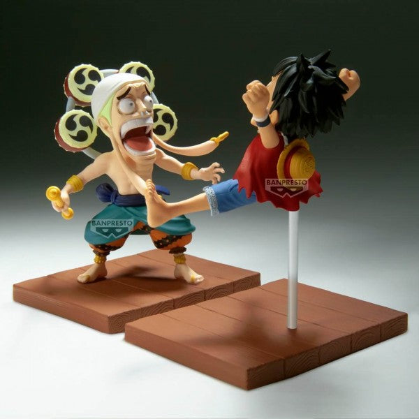 ONE PIECE - WORLD COLLECTABLE FIGURE LOG STORIES - MONKEY D. LUFFY & ENEL