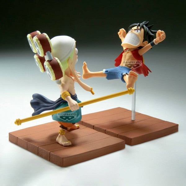 ONE PIECE - WORLD COLLECTABLE FIGURE LOG STORIES - MONKEY D. LUFFY & ENEL