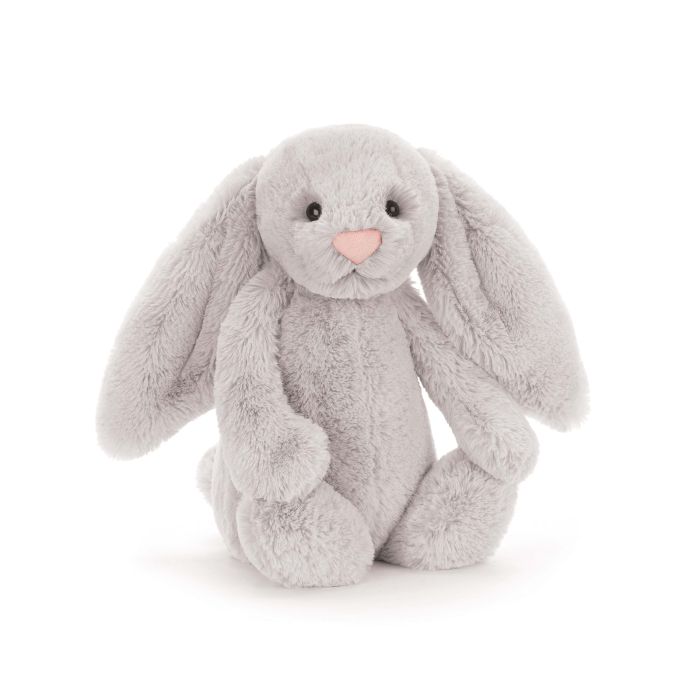 Jellycat Bashful Silver Bunny Little (Sml) Silver 8x9x18cm