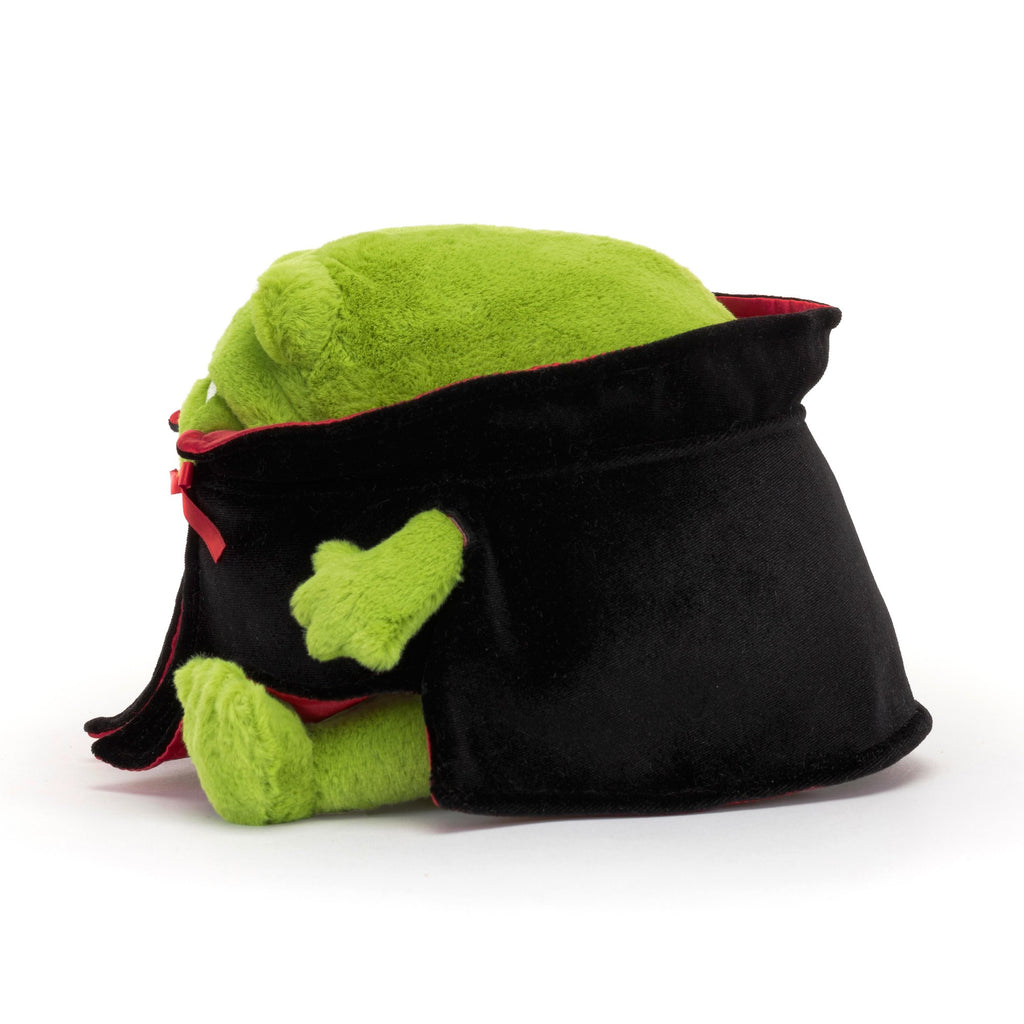 Jellycat Vampire Ricky Rain Frog Green 18x16x15cm