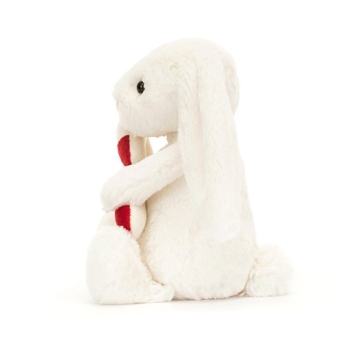 Jellycat Bashful Bunny with Candy Cane Cream 8x9x18cm