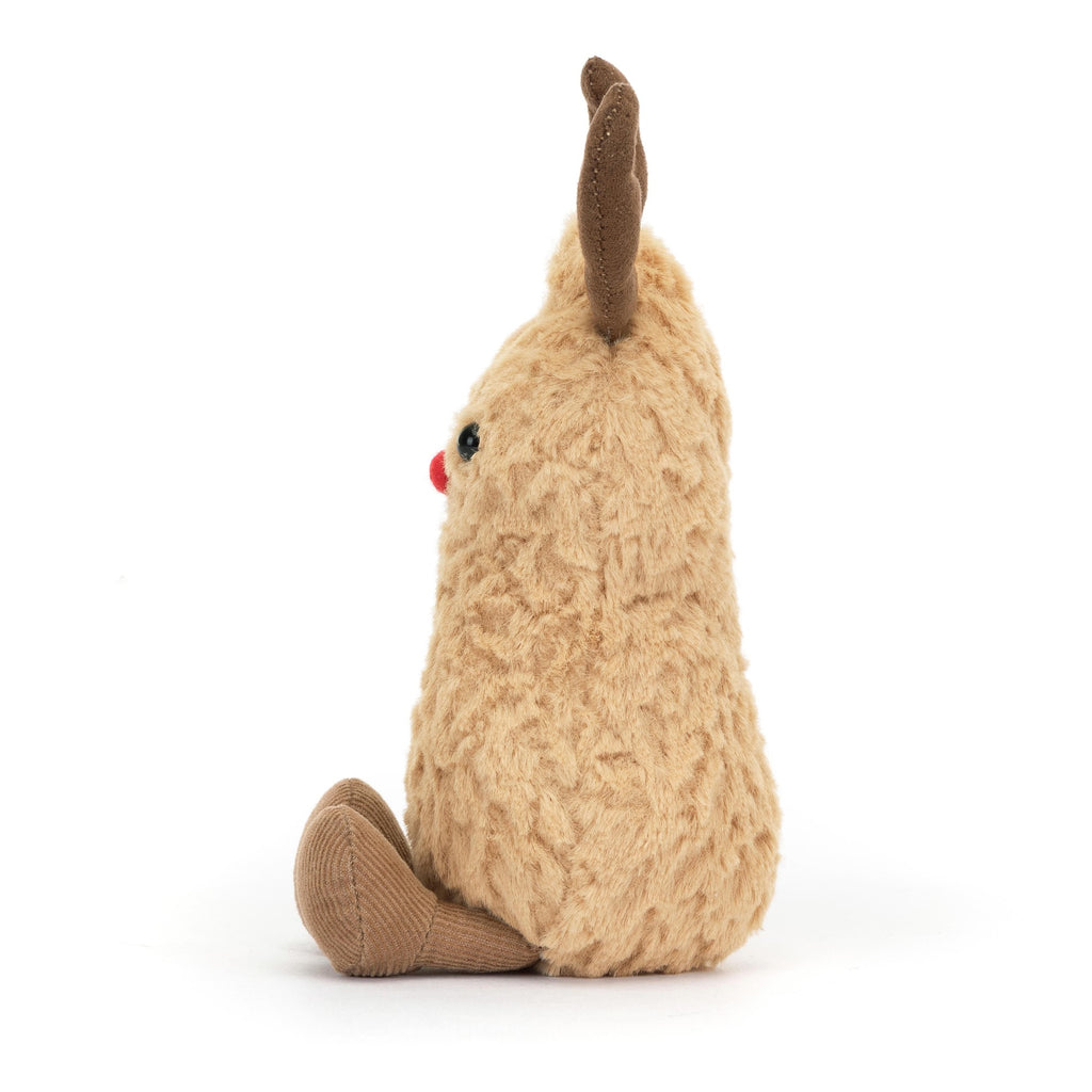 Jellycat Amuseable Peanut Reindeer Brown 6x14x16cm