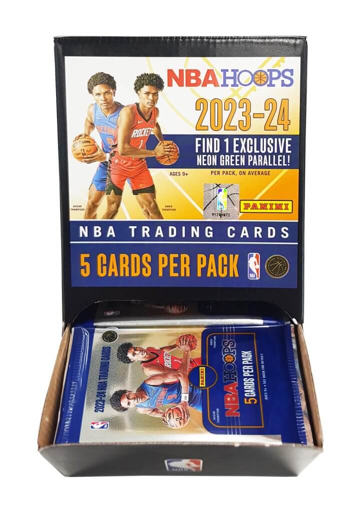 PANINI 2023- 2024 Hoops Basketball GRAVITY FEED. 5 x card per pack