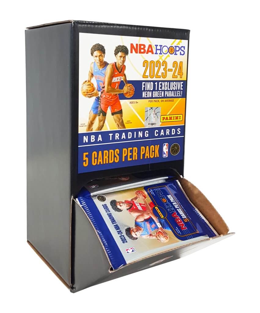 PANINI 2023- 2024 Hoops Basketball GRAVITY FEED. 5 x card per pack