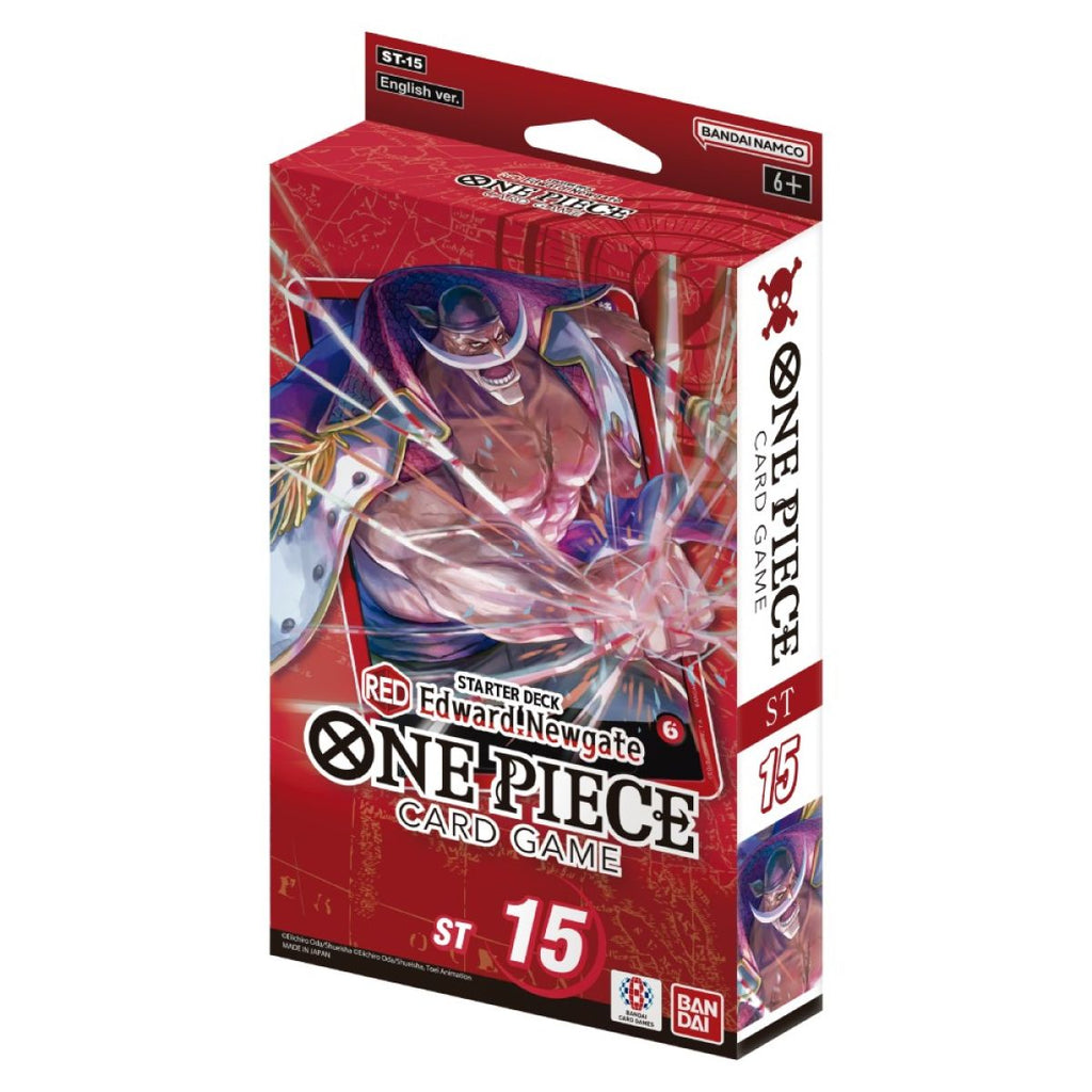 One Piece Card Game: Starter Deck Display – (Red) Edward Newgate [ST-15] 1 PACK