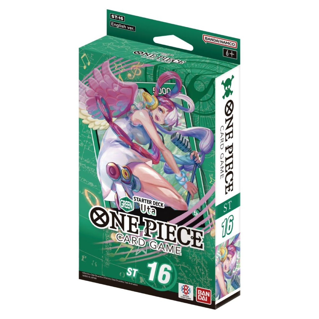 One Piece Card Game: Starter Deck Display – (Green) Uta [ST-16] 1 PACK