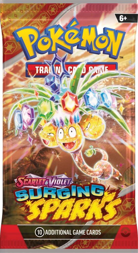 POKÉMON TCG Scarlet & Violet 8 Surging Sparks Booster Single pack