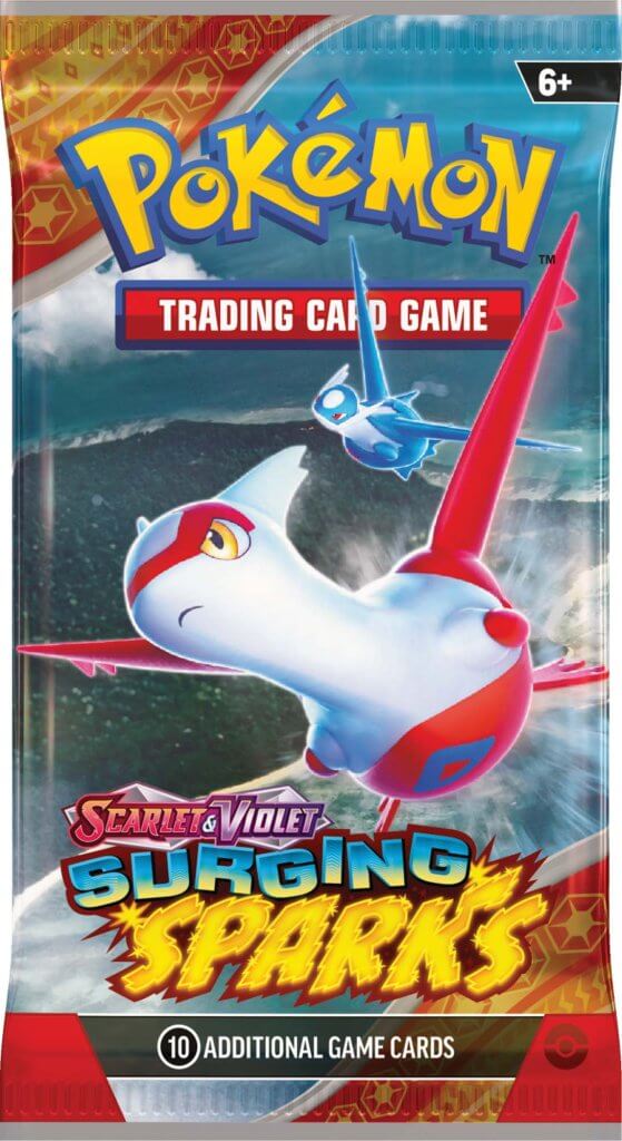 POKÉMON TCG Scarlet & Violet 8 Surging Sparks Booster Single pack