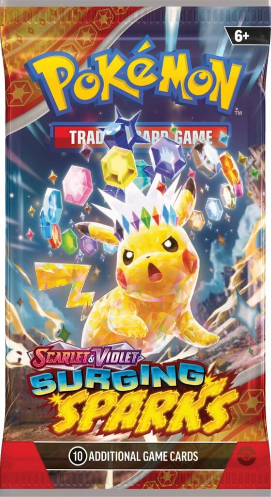 POKÉMON TCG Scarlet & Violet 8 Surging Sparks Booster Single pack