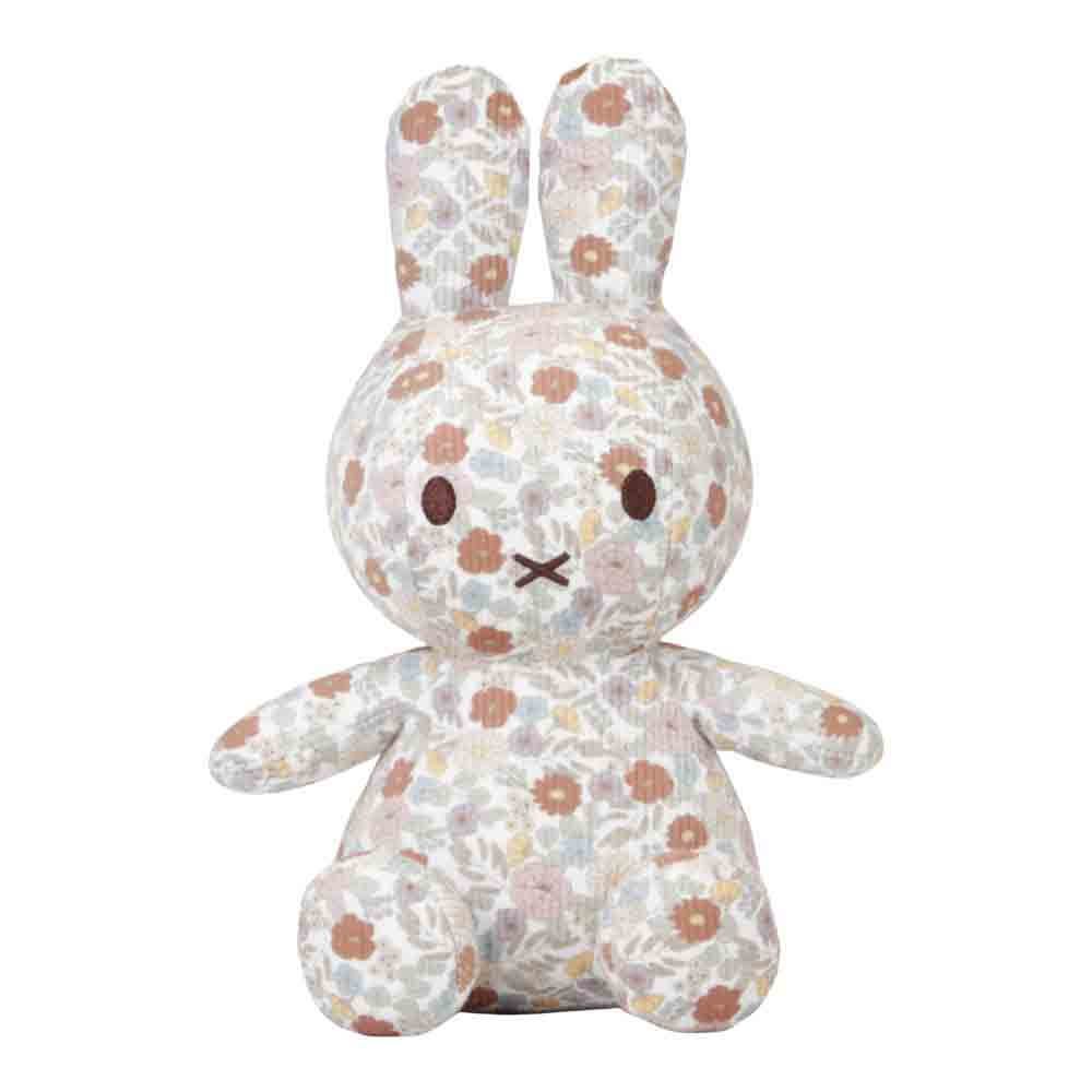 MIFFY VINTAGE FLOWERS ALL OVER PRINT SOFT TOY SMALL