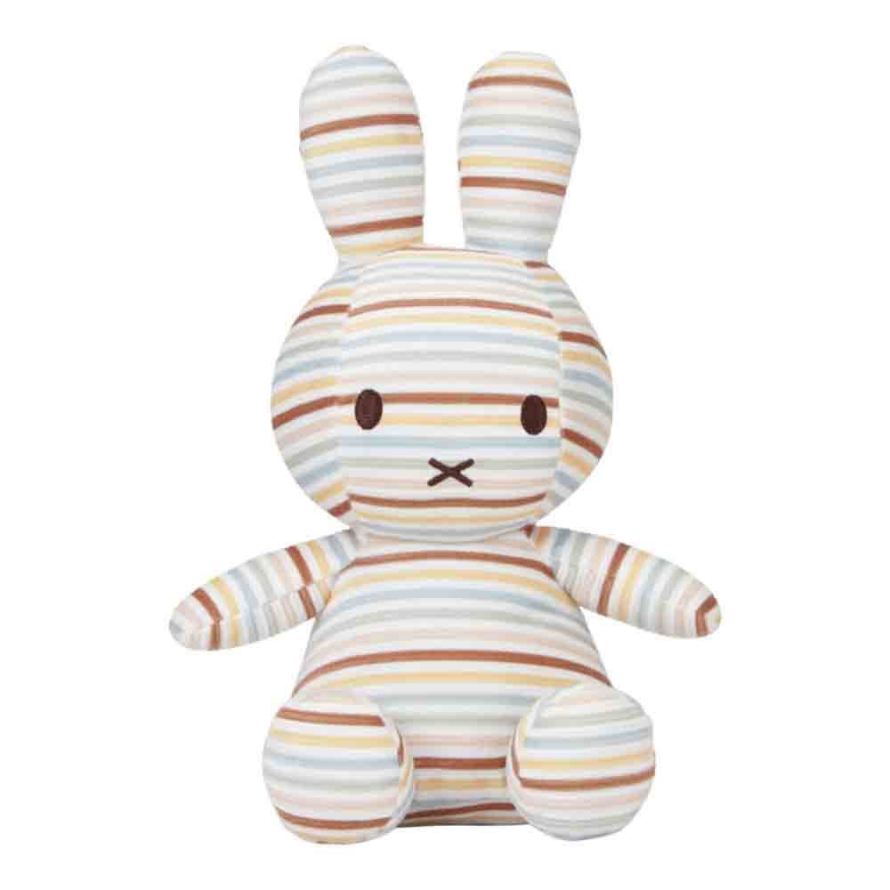 MIFFY VINTAGE STRIPES ALL OVER PRINT SOFT TOY SMALL