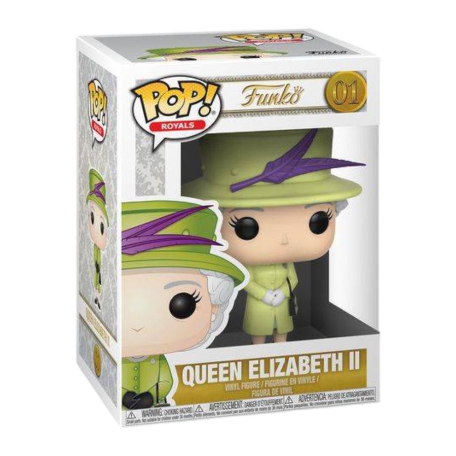 Royal Family - Queen Elizabeth II Green Dress Pop! Vinyl