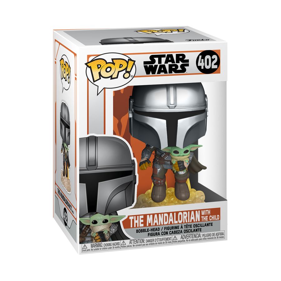 STAR WARS: THE MANDALORIAN - MANDALORIAN WITH THE CHILD JETPACK FLYING POP! VINYL