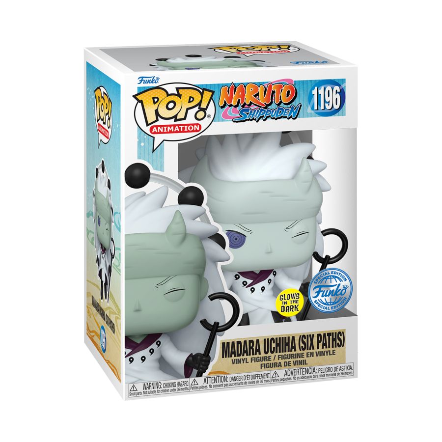 Naruto - Sage Madara Uchiha Glow US Exclusive Pop! Vinyl [RS]