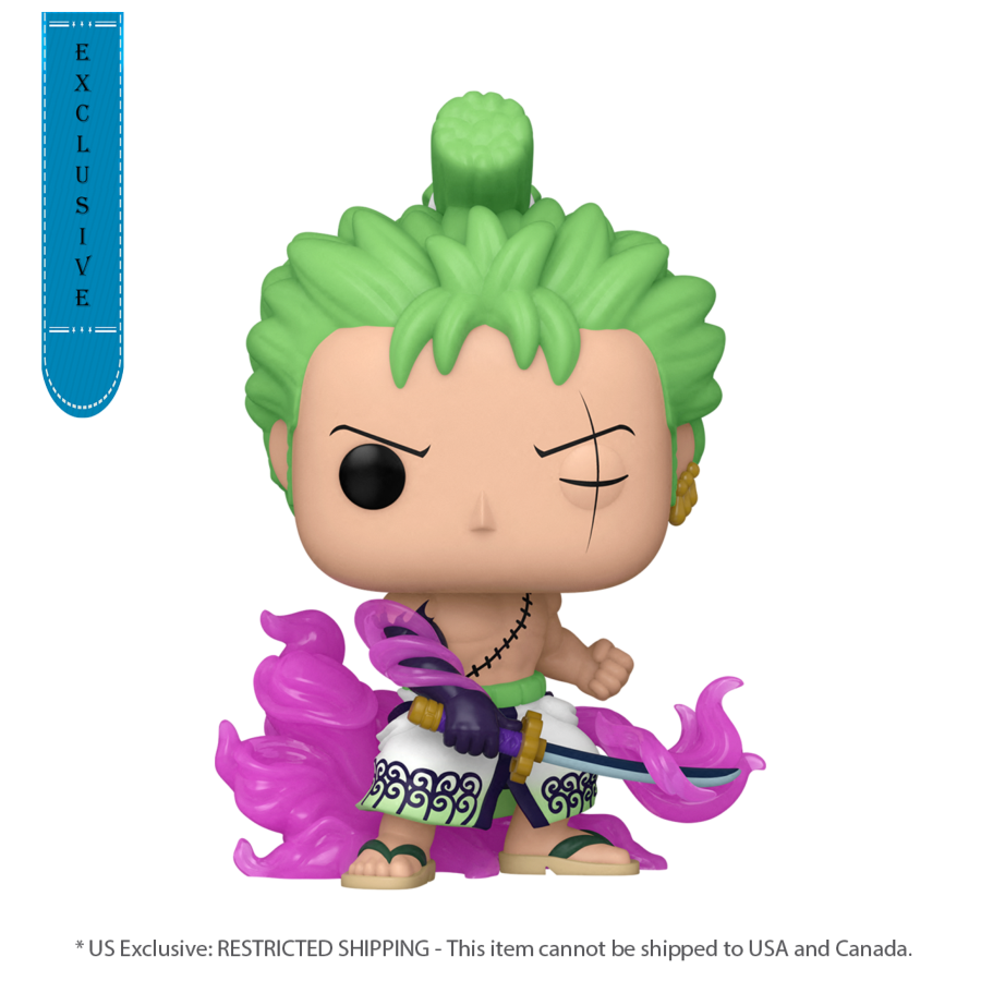 ONE PIECE - ZORO WITH ENMA US EXCLUSIVE GLOW POP! VINYL