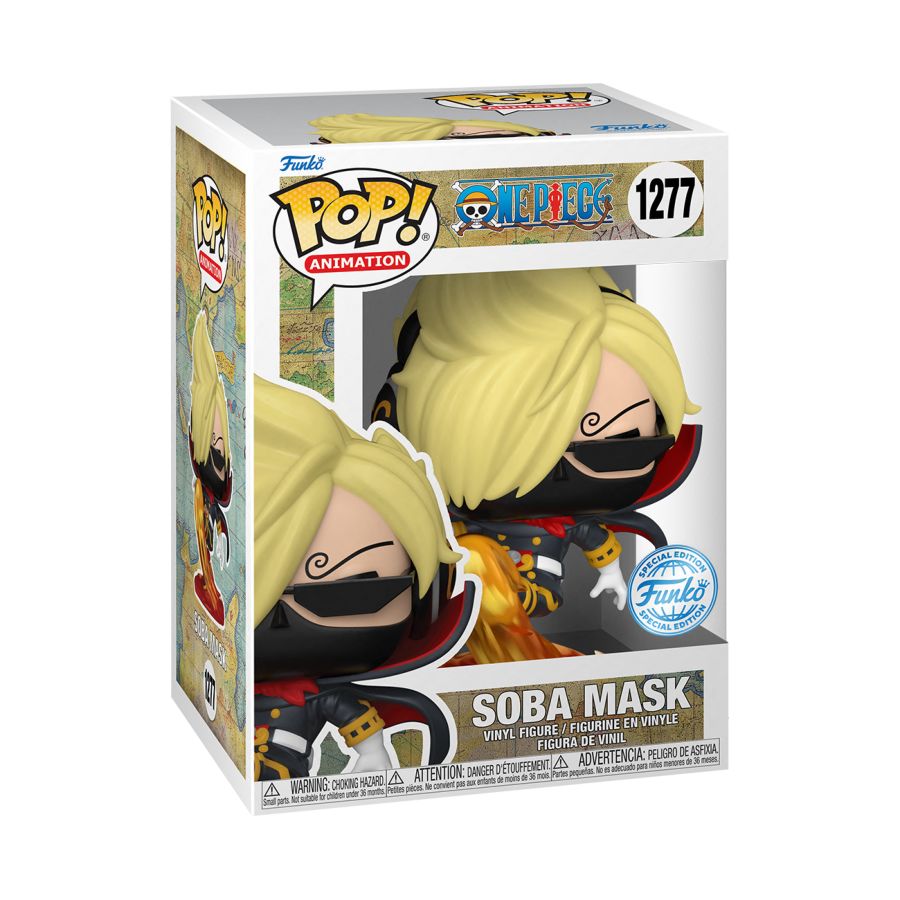 ONE PIECE - SOBA MASK (RAID SUIT) SANJI US EXCLUSIVE POP! VINYL