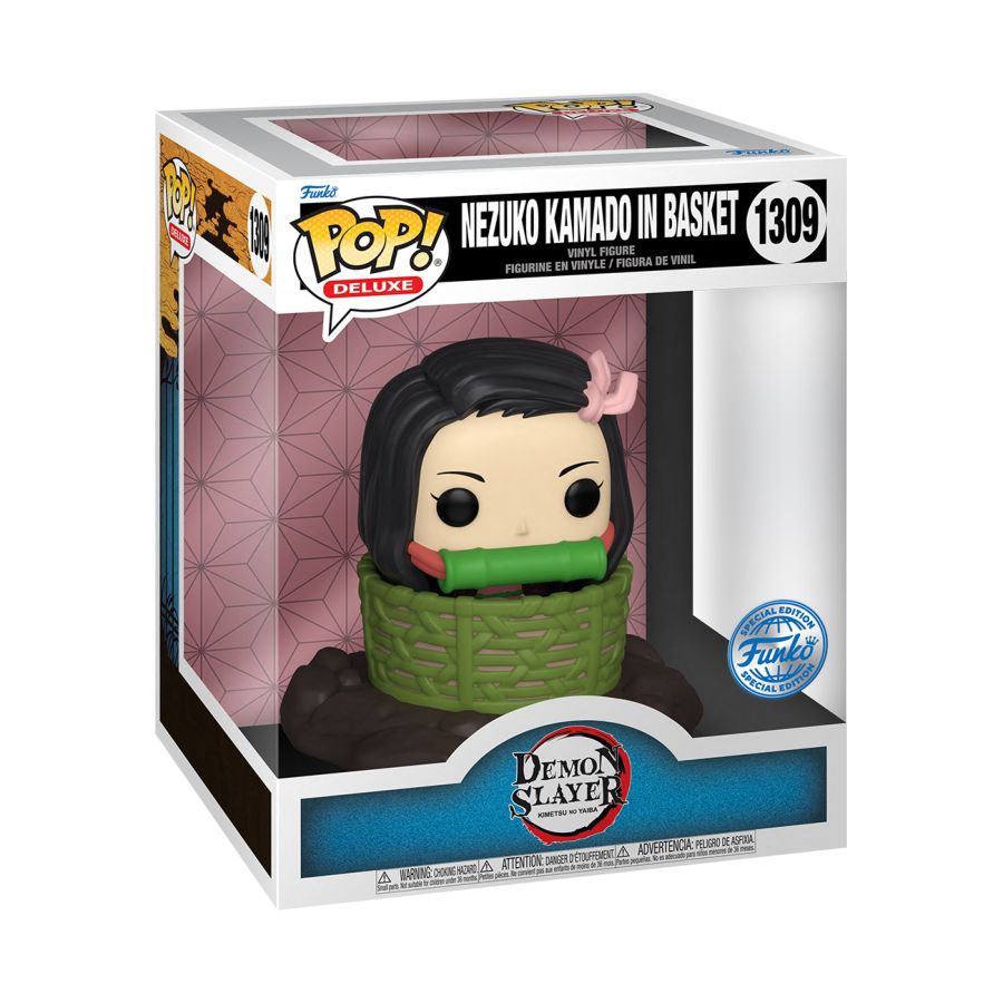 Demon Slayer - Nezuko in Basket US Exclusive Pop! Deluxe [RS]