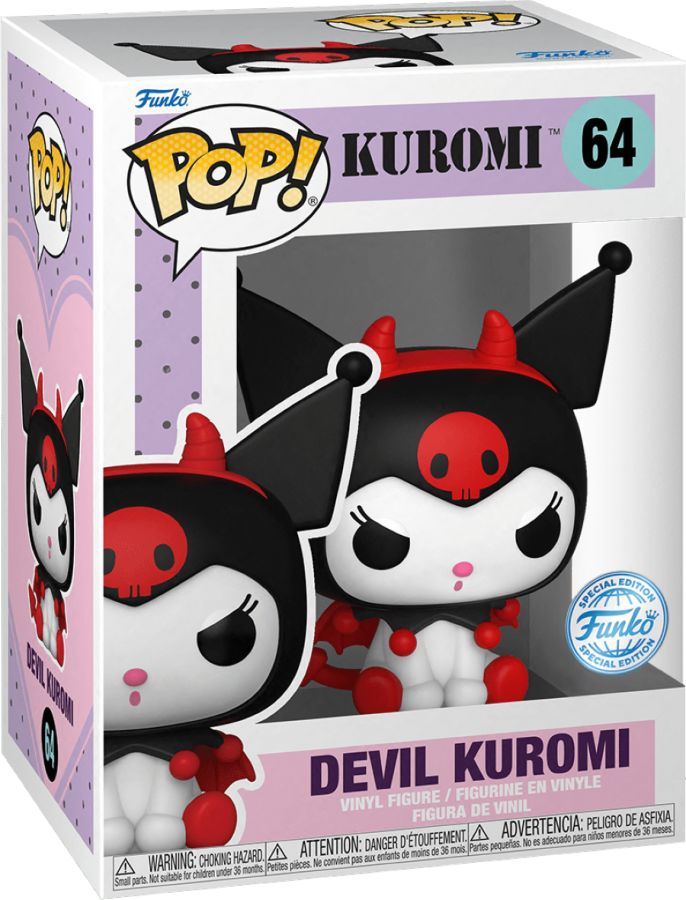 Hello Kitty - Devil Kuromi US Exclusive Pop! Vinyl [RS] (Preorder)