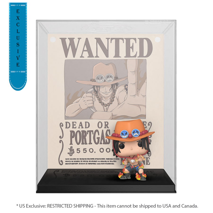 ONE PIECE - PORTGAS D ACE WANTED US EXCLUSIVE POP! COVER