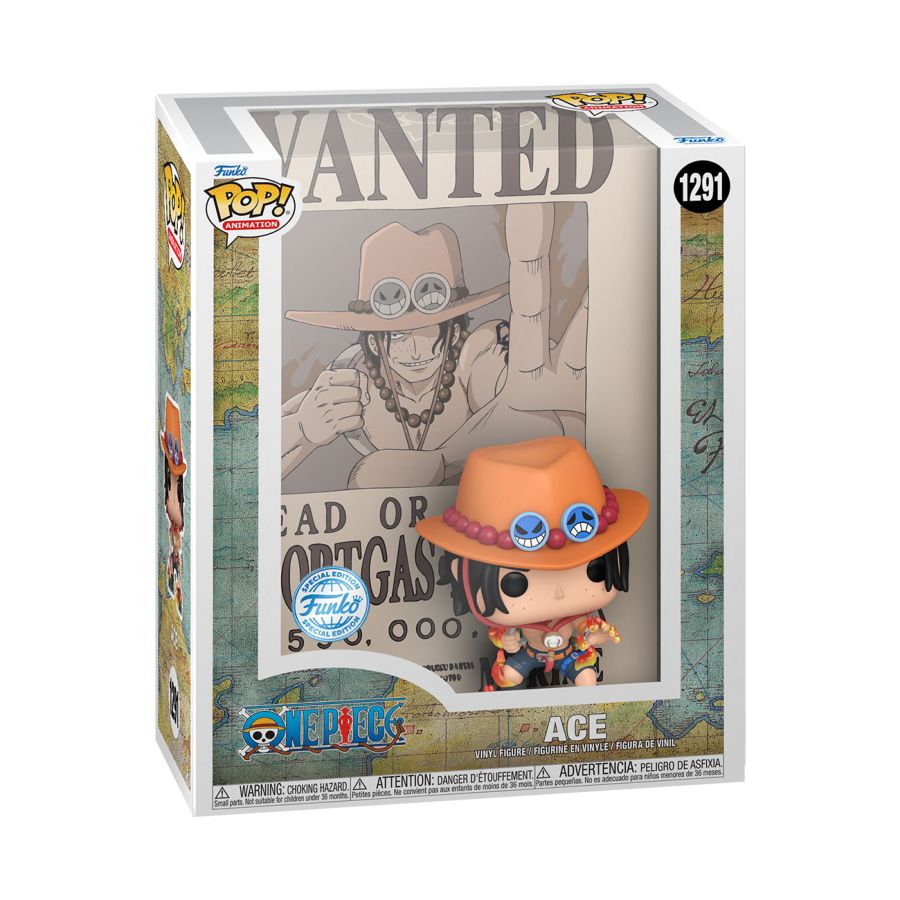 ONE PIECE - PORTGAS D ACE WANTED US EXCLUSIVE POP! COVER