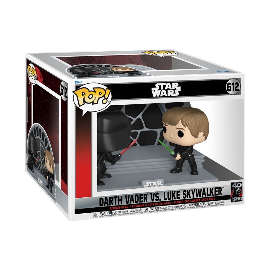 STAR WARS: RETURN OF THE JEDI 40TH ANNIVERSARY - LUKE VS VADER POP! MOMENT