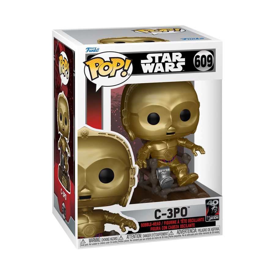 STAR WARS: RETURN OF THE JEDI 40TH ANNIVERSARY - C3P0 IN CHAIR POP! VINYL