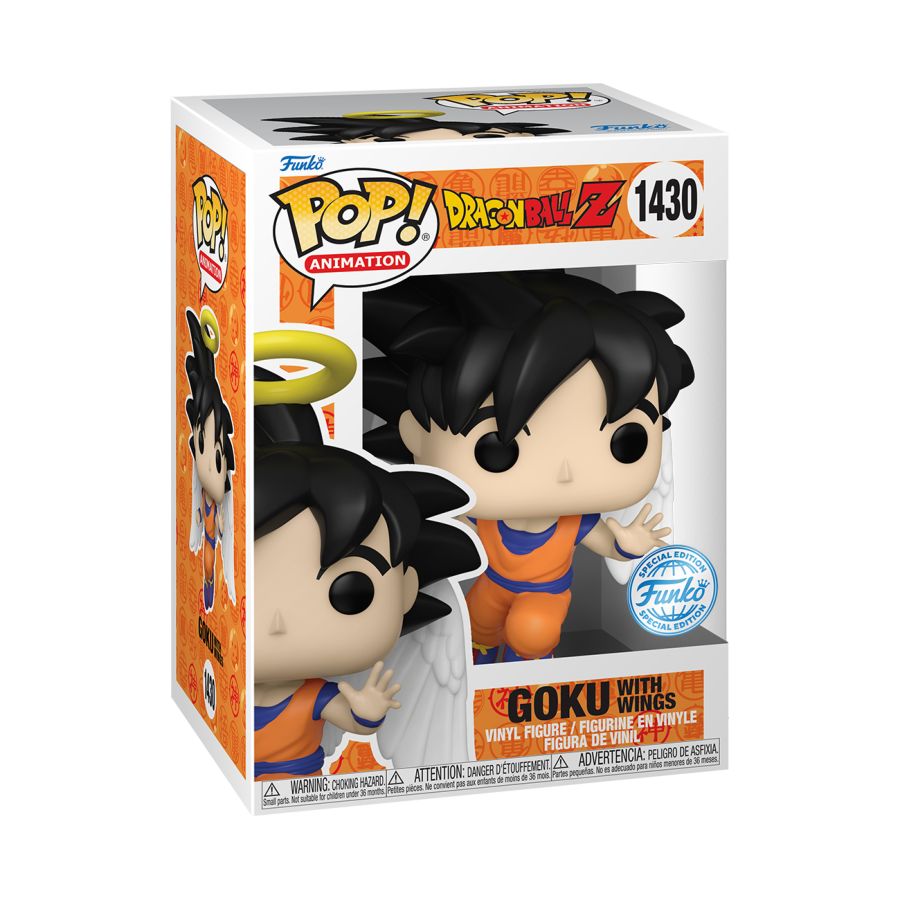 DRAGONBALL Z - GOKU WITH WINGS (WITH CHASE) US EXCLUSIVE POP! VINYL [RS]