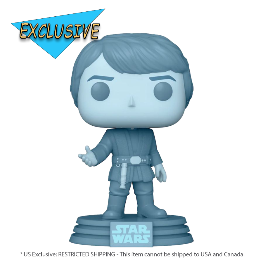 STAR WARS: RETURN OF THE JEDI 40TH ANNIVERSARY - HOLO LUKE GLOW US EXCLUSIVE POP! VINYL