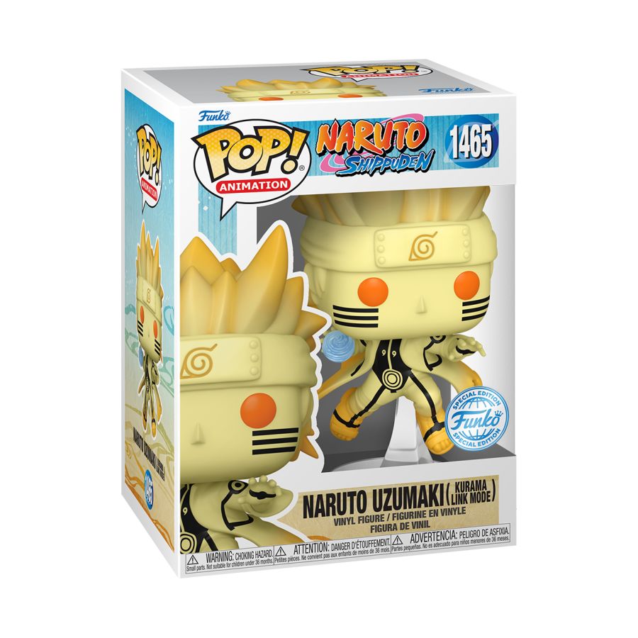 NARUTO - NARUTO UZUMAKI (KURAMA LINK MODE) US EXCLUSIVE POP! VINYL [RS]