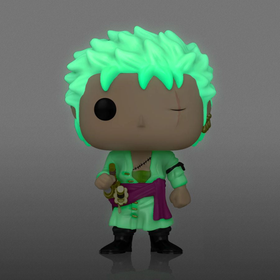 One Piece - Roronoa Zoro US Exclusive Glow Pop! Vinyl [RS] #327