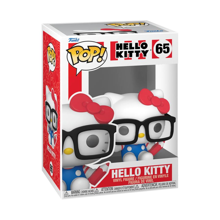 HELLO KITTY - HELLO KITTY WITH GLASSES POP! VINYL