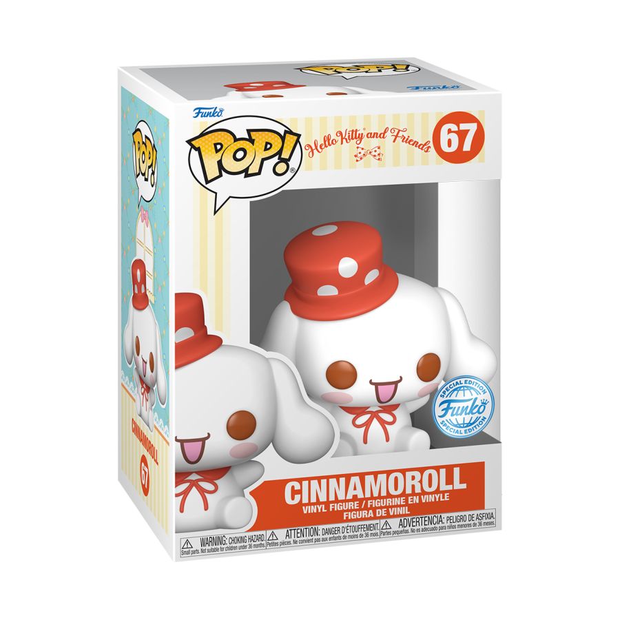 SANRIO - CINNAMOROLL WITH HAT US EXCLUSIVE POP! VINYL (Preorder)