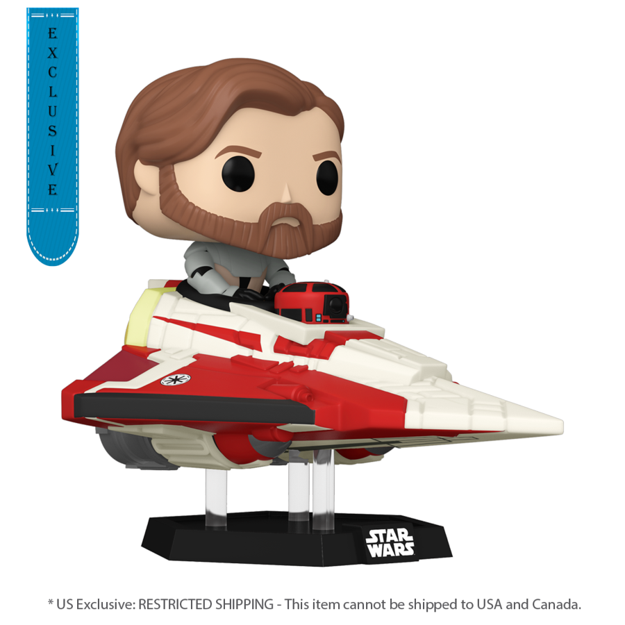 STAR WARS: THE CLONE WARS - OBI-WAN IN DELTA 7 US EXCLUSIVE POP! RIDE