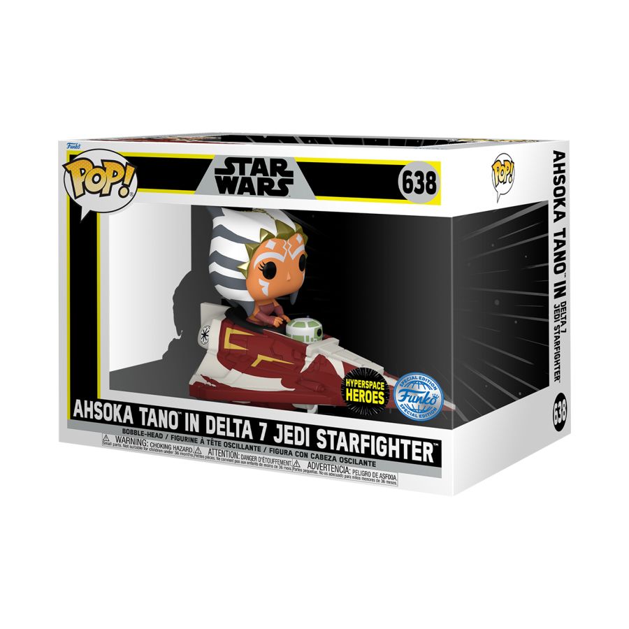 STAR WARS THE CLONE WARS - AHSOKA IN DELTA 7B US EXCLUSIVE POP! RIDE