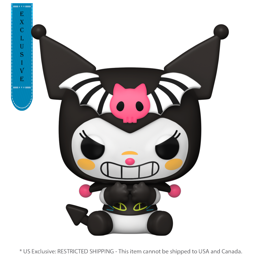 Hello Kitty - Ghost Kuromi US Exclusive Blacklight Pop! Vinyl [RS]