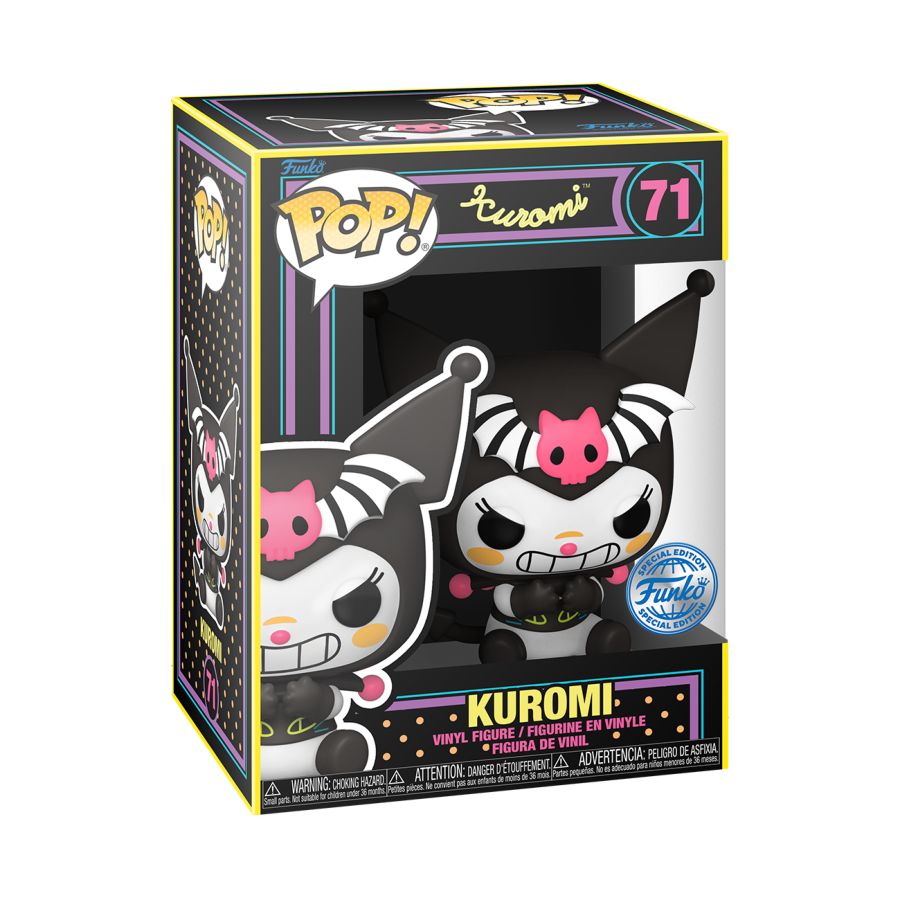 Hello Kitty - Ghost Kuromi US Exclusive Blacklight Pop! Vinyl [RS]