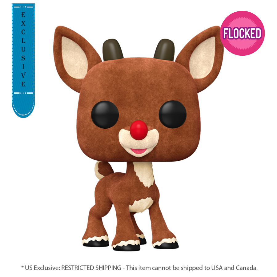 RUDOLPH - RUDOLPH US EXCLUSIVE FLOCKED POP! VINYL [RS]