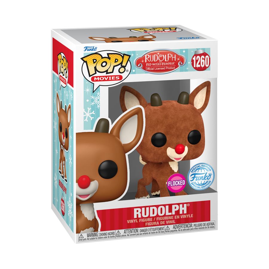 RUDOLPH - RUDOLPH US EXCLUSIVE FLOCKED POP! VINYL [RS]