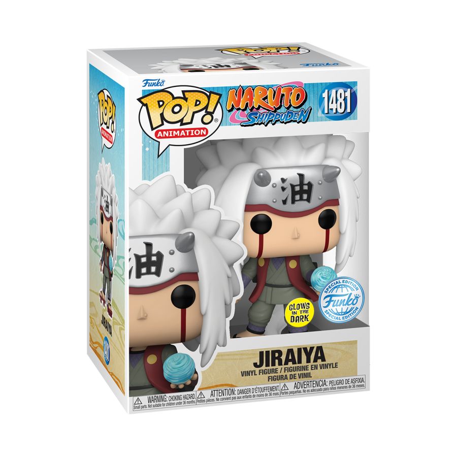 NARUTO - JIRAIYA WITH RASENGAN US EXCLUSIVE GLOW POP! VINYL [RS]