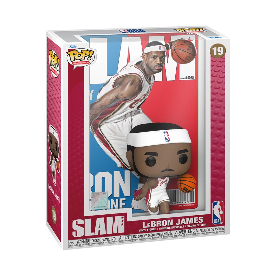 NBA: SLAM - LEBRON JAMES POP! COVER