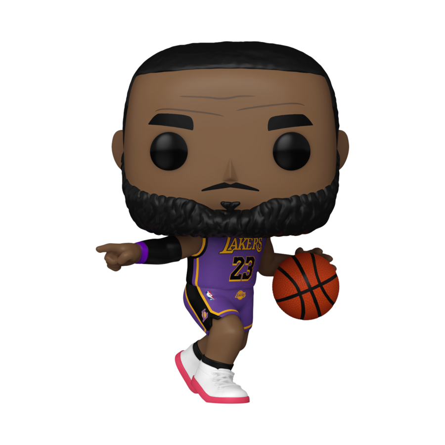 NBA: LAKERS - LEBRON JAMES (PURPLE UNIFORM #23) POP! VINYL