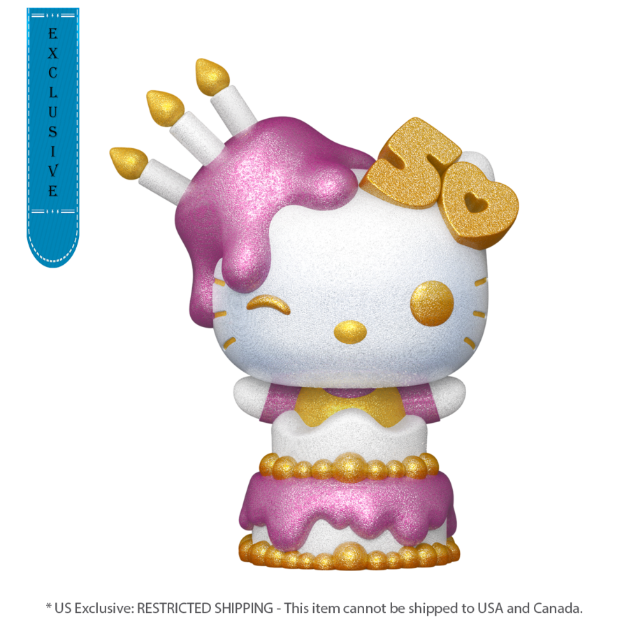 Hello Kitty 50th - Hello Kitty Cake DGL US Exclusive Pop! Vinyl [RS]