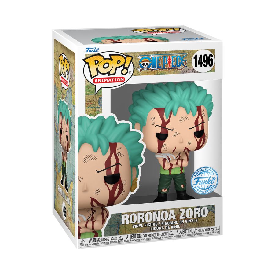 ONE PIECE - RORONOA ZORO NOTHING HAPPENED US EXCLUSIVE POP! VINYL [RS]