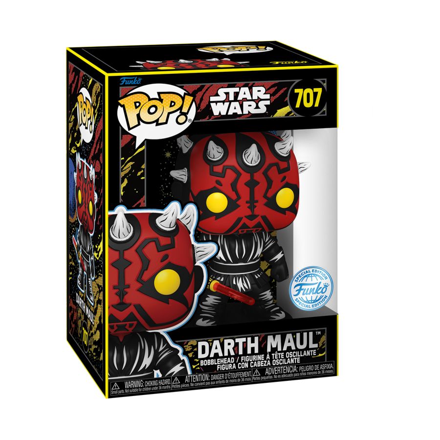 STAR WARS: PHANTOM MENACE 25TH ANNIVERSARY - DARTH MAUL US EXCLUSIVE RETRO POP! VINYL [RS]