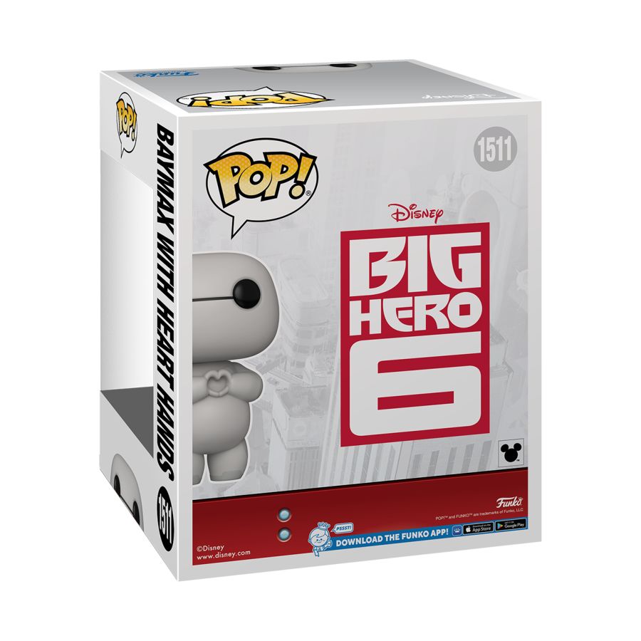 Big Hero 6 - Baymax with Heart Hands 6" Pop! Vinyl